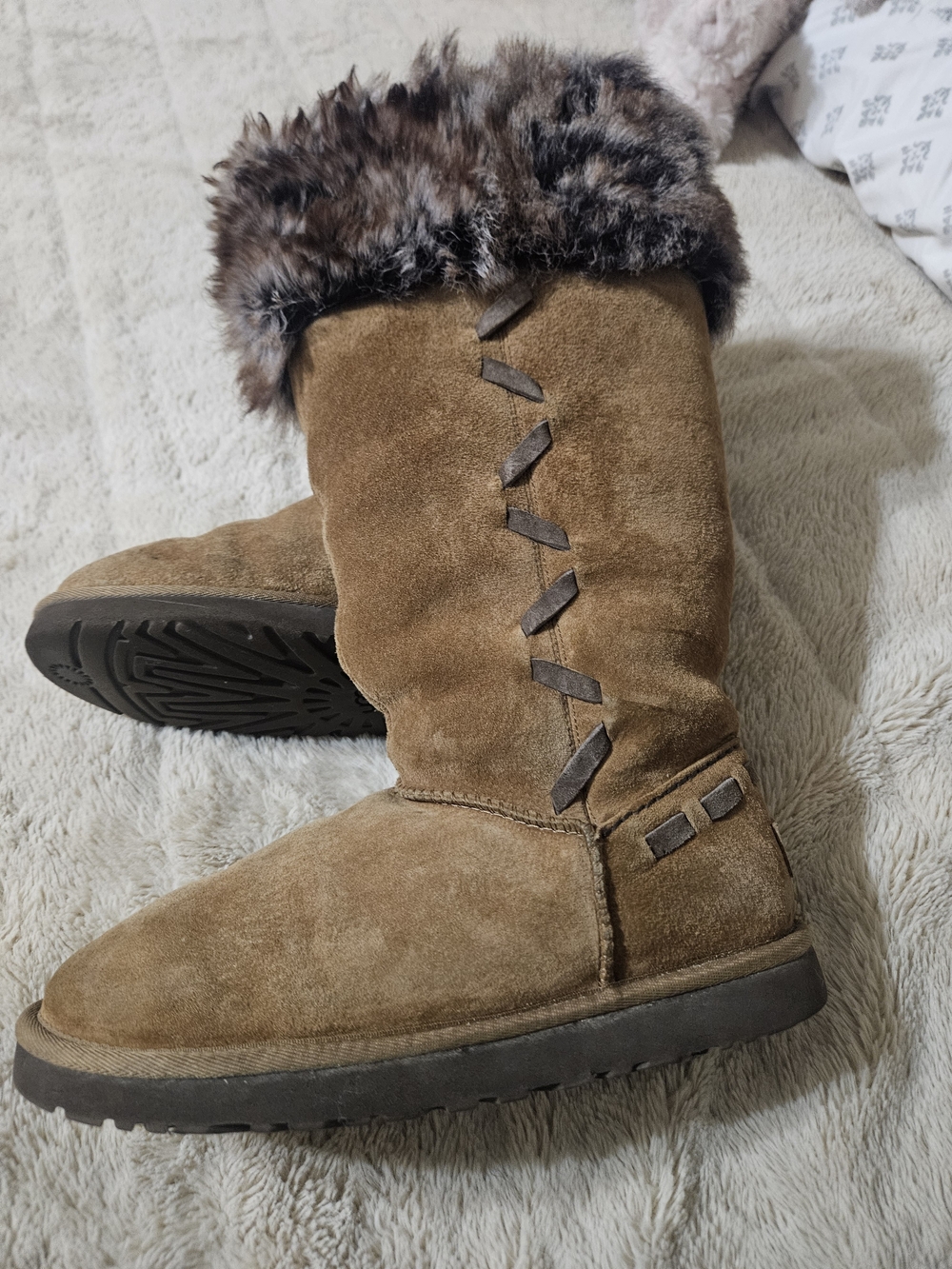 Ugg Rosana Women's Brown Suede Winter Boots